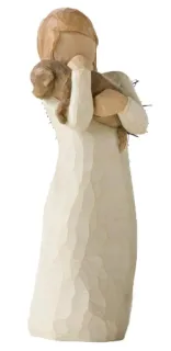 👐 97c58823 anioł, pies, statua, figurka, anioł stróż, prezent, kolekcjonerskie telegram sticker