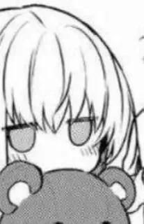 😶 2bb30f17 Anime, Manga, Personaje, Lindo, Ilustración, Oso de peluche telegram sticker