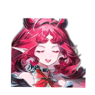 😏 a215b49b Anime, Elfo, Diablo, Demonio, Fantasía, Retrato telegram sticker