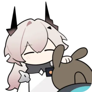 🥰 d357f007 Chibi, Anime, Lindo, Pegatina, Dibujo animado telegram sticker