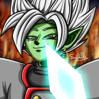 😈 00c882df Zamasu Dragon Ball Super Anime, Épée, Méchant, Zamasu, Dragon Ball Super, DBZ whatsapp sticker
