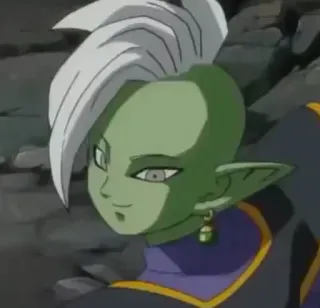 😀 0f3b2519 Zamasu Dragon Ball Super zamasu, dragon ball, animé, vilain, fusion, saiyan, kaï suprême whatsapp sticker