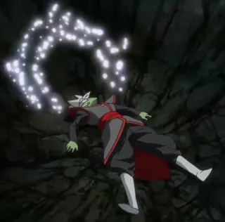 😵 f00832b9 Zamasu Dragon Ball Super anime, zamasu, dragon ball, dragon ball super, vaincu, blessé whatsapp sticker