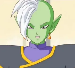 😀 4dc91c0b Zamasu Dragon Ball Anime, Dragon Ball, Zamasu, Cattivo, Super Saiyan, Fusione telegram sticker