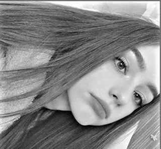 ✨ bc6a3139 소녀, 여자, 초상화, 얼굴, 머리카락, 미용, 사람 telegram sticker