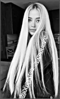 ✨ bf84ae33 cosmincosmincosminco 금발, 여자, 인물사진, 패션 telegram sticker