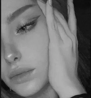 ✨ dc0124be 인물 사진, 여자, 얼굴, 메이크업, 눈, 아름다움 telegram sticker