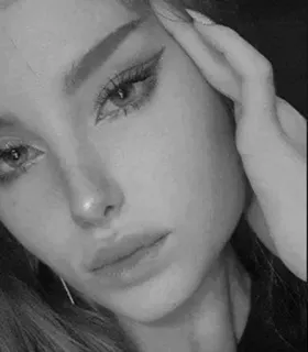 ✨ e161ef1f 인물사진, 여자, 얼굴, 메이크업, 아이라이너, 뷰티, 모델 telegram sticker