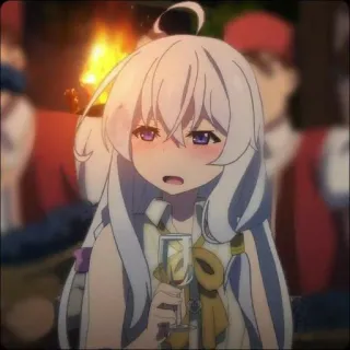 🙃 491cd3d9 Garota anime, Cabelo branco, Olhos roxos, Desenho animado, Personagem, Anime, Feminino whatsapp sticker