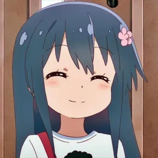 💞 edb314de anime, garota, fofa, sorrindo, kawaii whatsapp sticker