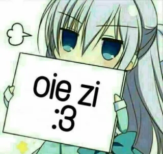 😌 a3200fa8 oie zi :3 Anime, Carino, Ragazza, Saluto, Kawaii telegram sticker