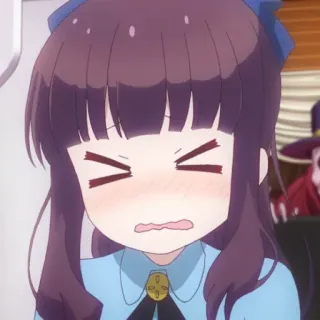 😣 cf6e1669 Anime, Arrabbiato, Cartone animato, Scontento, Infastidito telegram sticker