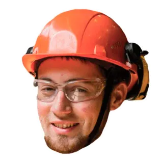 😌 41d6c16a 男人, 建筑, 头盔, 安全, 工人, 头部, 脸, 肖像 telegram sticker