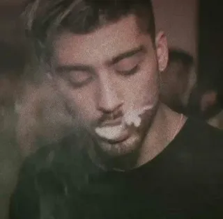 🚬 297d3785 potret, pria, merokok, orang telegram sticker