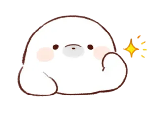 😀 57bd7749 mignon, animal, ours, paillettes, tache, adorable telegram sticker