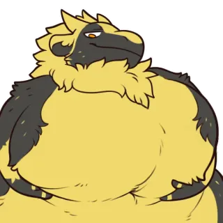 ⬆️ 1a987689 ケモノ, ドラゴン, 獣人, 動物, カートゥーン telegram sticker