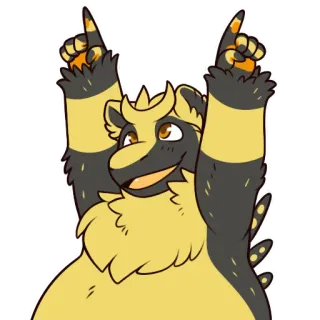👆 1ffcf8c9 ケモノ, 漫画, 動物, イラスト telegram sticker