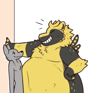 💦 603ac9e1 動物, 漫画, キャラクター, イラスト telegram sticker