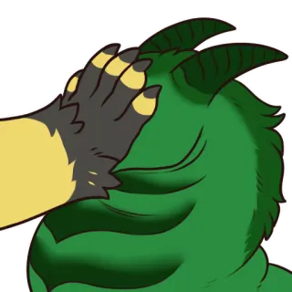 ✋ 6fbfae16 モンスター, 動物, ファンタジー, ケモノ, 漫画 telegram sticker