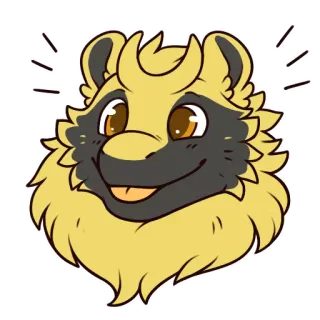 😋 7319903e アライグマ, ケモノ, 漫画, 動物, 哺乳類, 可愛い telegram sticker