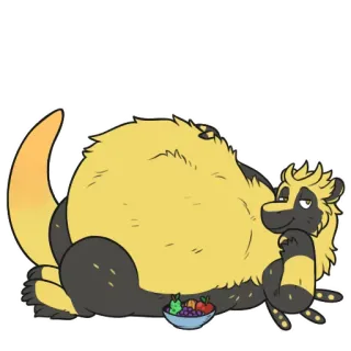 Flabulous Zedex telegram stickers
