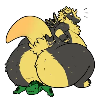 Flabulous Zedex telegram stickers