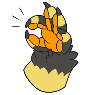👌 a0955483 ケモノ, 肉球, 手, 動物, アンソロ, 漫画 telegram sticker