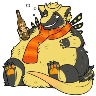 Flabulous Zedex whatsapp stickers
