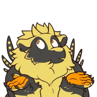 🙄 d089f06b 動物, モンスター, かわいい, キャラクター, 漫画 telegram sticker