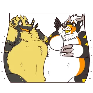 🚧 d7e96efc ケモノ, 漫画, 動物, 友達 telegram sticker