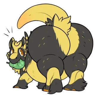 🌕 e27a2572 漫画, 動物, ケモノ, ファンタジー, クリーチャー telegram sticker