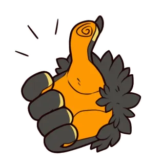 👍 f06f049f いいね, ポジティブ, 良い, OK, ハンドサイン telegram sticker