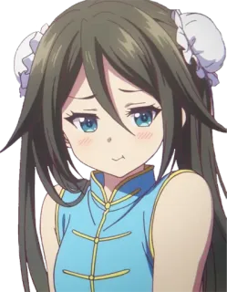 😳 a44cd000 อนิเมะ, ผู้หญิง, น่ารัก, ตัวละคร telegram sticker