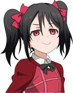 😏 c14f3ed6 Nico Yazawa Love Live! อนิเมะ, เด็กผู้หญิง, ไอดอลโรงเรียน, นิโกะ นิโกะ นิ, ยโส telegram sticker
