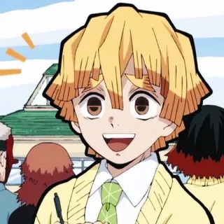 🧡 bb262c6e Zenitsu Agatsuma Demon Slayer Anime, Personaje, Zenitsu, Demon Slayer, Dibujos animados telegram sticker