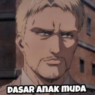 😞 3365870d DASAR ANAK MUDA Аниме, Персонаж, Мультфильм, Выражение, Индо, Индо стикер whatsapp sticker