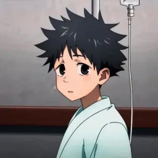 💗 9b032553 Аниме, Парень, Больница, Больной, Пациент whatsapp sticker