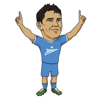 🙌 1dce9fef Зенит 足球, 泽尼特, 足球, 运动, 运动员 telegram sticker