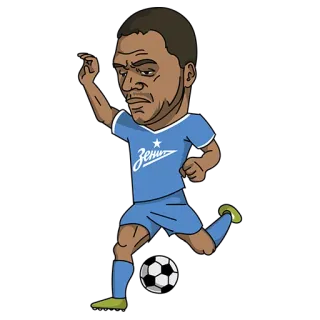 💥 77194091 足球, 美式足球, 运动员, 泽尼特 telegram sticker