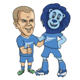 🦁 ecfbf68c зенит 足球, 体育, 足球, 吉祥物, 狮子, 泽尼特 telegram sticker