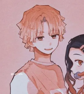 ⚡ 9c87c4d4 @Centeeth. Anime, Kunst, Illustration, Porträt whatsapp sticker