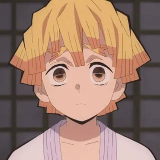 ⚡ 78dbf8ed Zenitsu Agatsuma Demon Slayer Zenitsu, Demon Slayer, Anime, Charakter, Manga whatsapp sticker