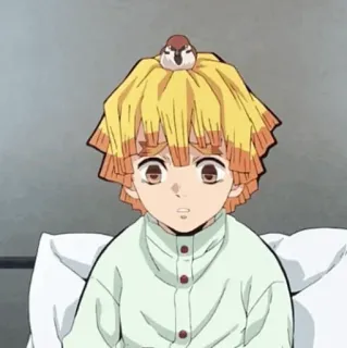 ⚡ 8fef497d Zenitsu Agatsuma Demon Slayer Anime, Demon Slayer, Zenitsu, Agatsuma, Manga, Charakter, Spatz whatsapp sticker