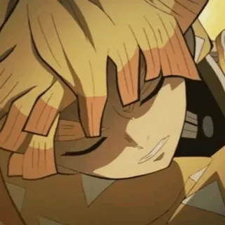 ⚡ b1cee6d7 Zenitsu Agatsuma Demon Slayer Anime, Zenitsu, Demon Slayer, Charakter, Blitz, Manga whatsapp sticker