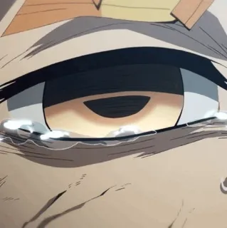 ⚡ be2faa47 Anime, Träne, Traurig, Auge, Nahaufnahme, Manga whatsapp sticker