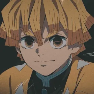 ⚡ d1272758 Zenitsu Agatsuma Demon Slayer Anime, Demon Slayer, Zenitsu, Zenitsu Agatsuma, Charakter, Blitz, Katana whatsapp sticker