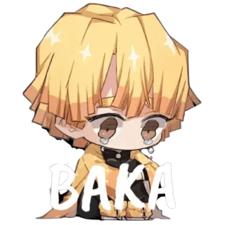 Zenitsu @unown007 telegram stickers