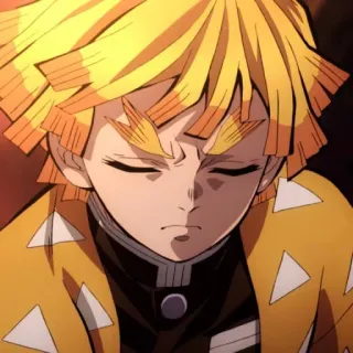 Zenitsu Agatsuma @StickersofAnime telegram stickers