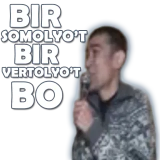 🛩 fa796e01 BIR
SOMOLYO'T
BIR-
VERTOLYO'T
BO Uzbekistan, Pesawat, Helikopter, Humor telegram sticker