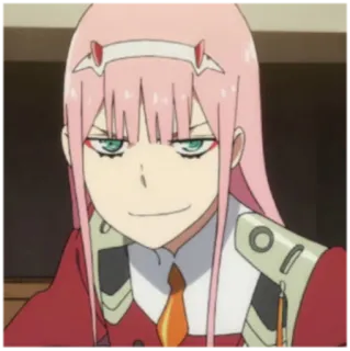 Zero Two whatsapp stickers